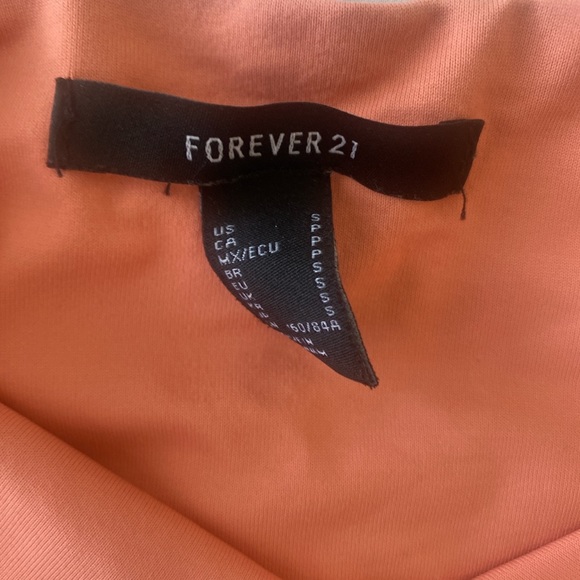 F21 Coral bodysuit - Picture 2 of 2